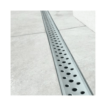 Ralo sekapiso SP80 80X3000mm grelha fosca com canaleta